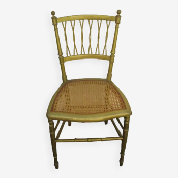 Antique chair, gilded-canned