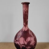 Soliflore vase signed Gallé