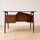 Bureau en teck petit danois par Gunnar Nielsen pour Tibergaard