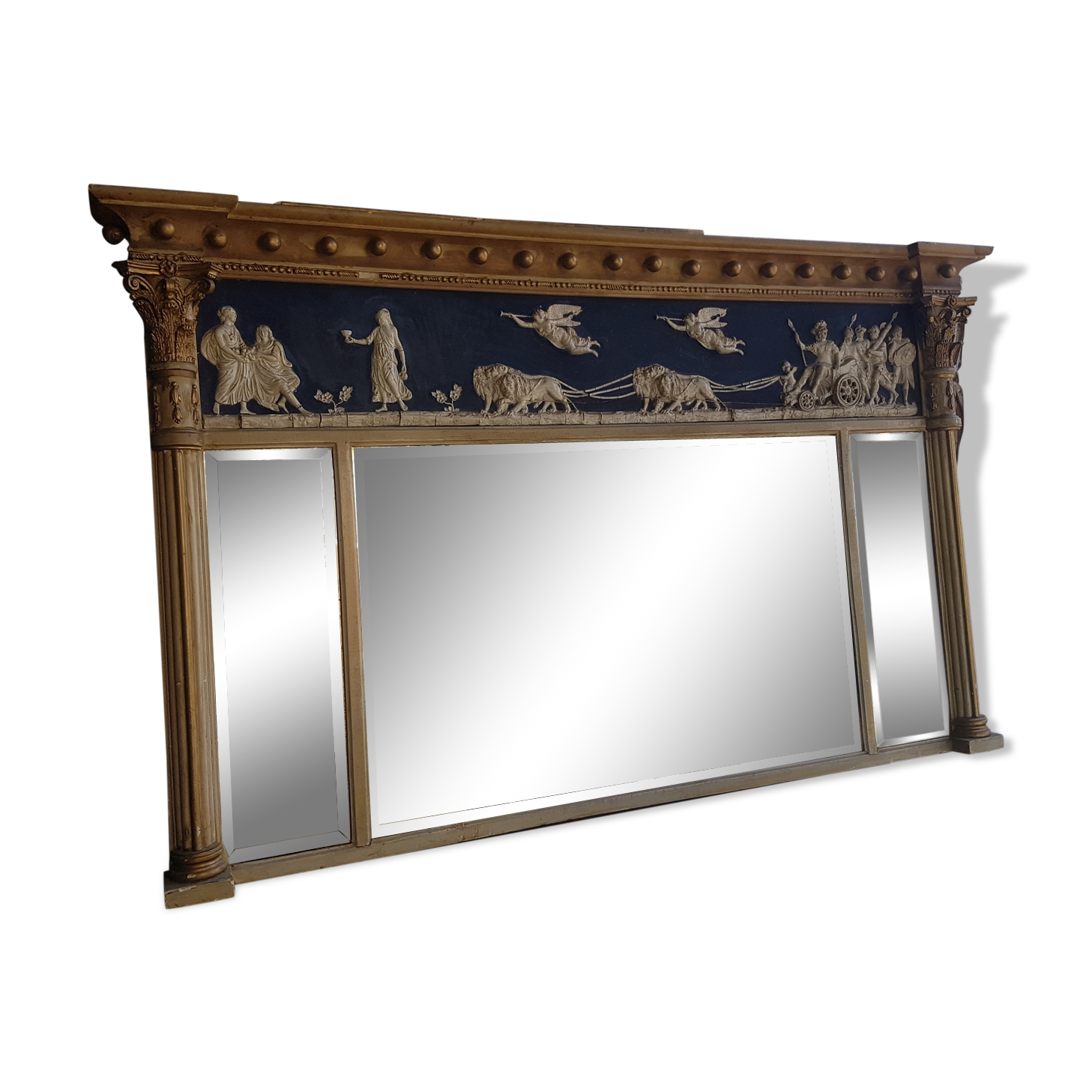 Empire triptych mirror  140x90cm
