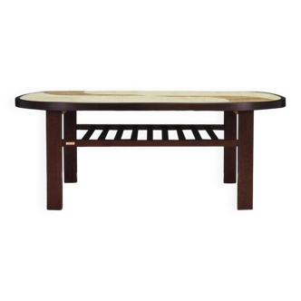 Beech coffee table, Danish design, 1960s, manufacturer: Gangsø Møbler