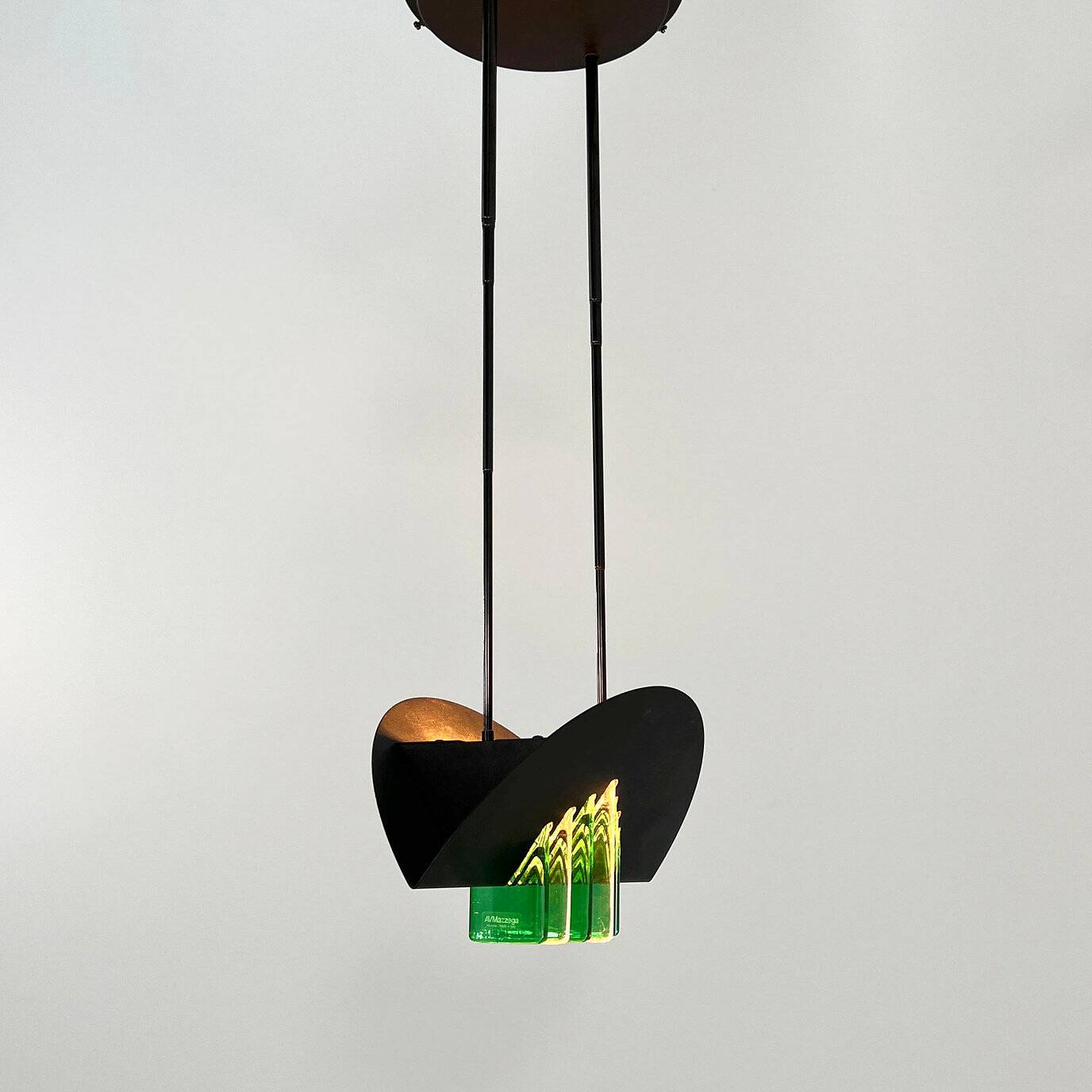 Postmodern Murano glass wall suspension by Mazzega, 1970