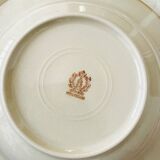 Set of 6 vintage soup plates speckled stoneware Tulowice Poland