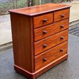Victorian English commode in solid wood