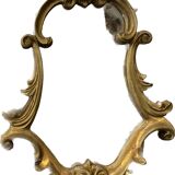 Miroir baroque doré 41 x 28 cm