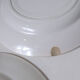 8 flat plates Moulin des Loups model red stone