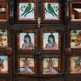 Meuble de Commerce Manjoosh en Bois Exotique, Inde – Début XXe