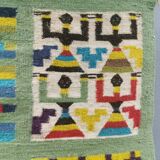 Wall hung wool rug in many colors (Can easily be made into a floor rug)