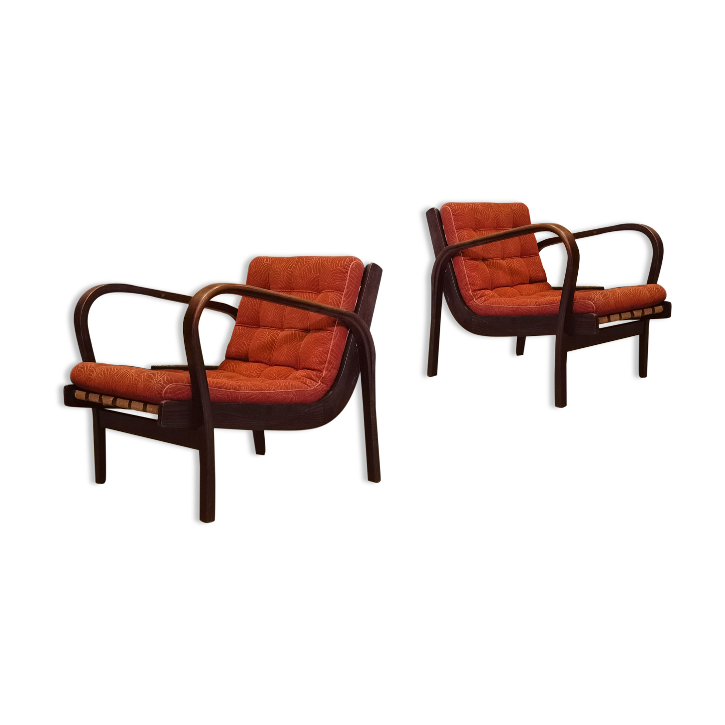 Pair of armchairs by Karel Kozelka and Antonin Kropacek
