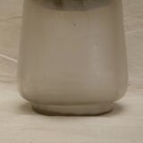 Old opaque blown glass cookie jar kitchen candy collection