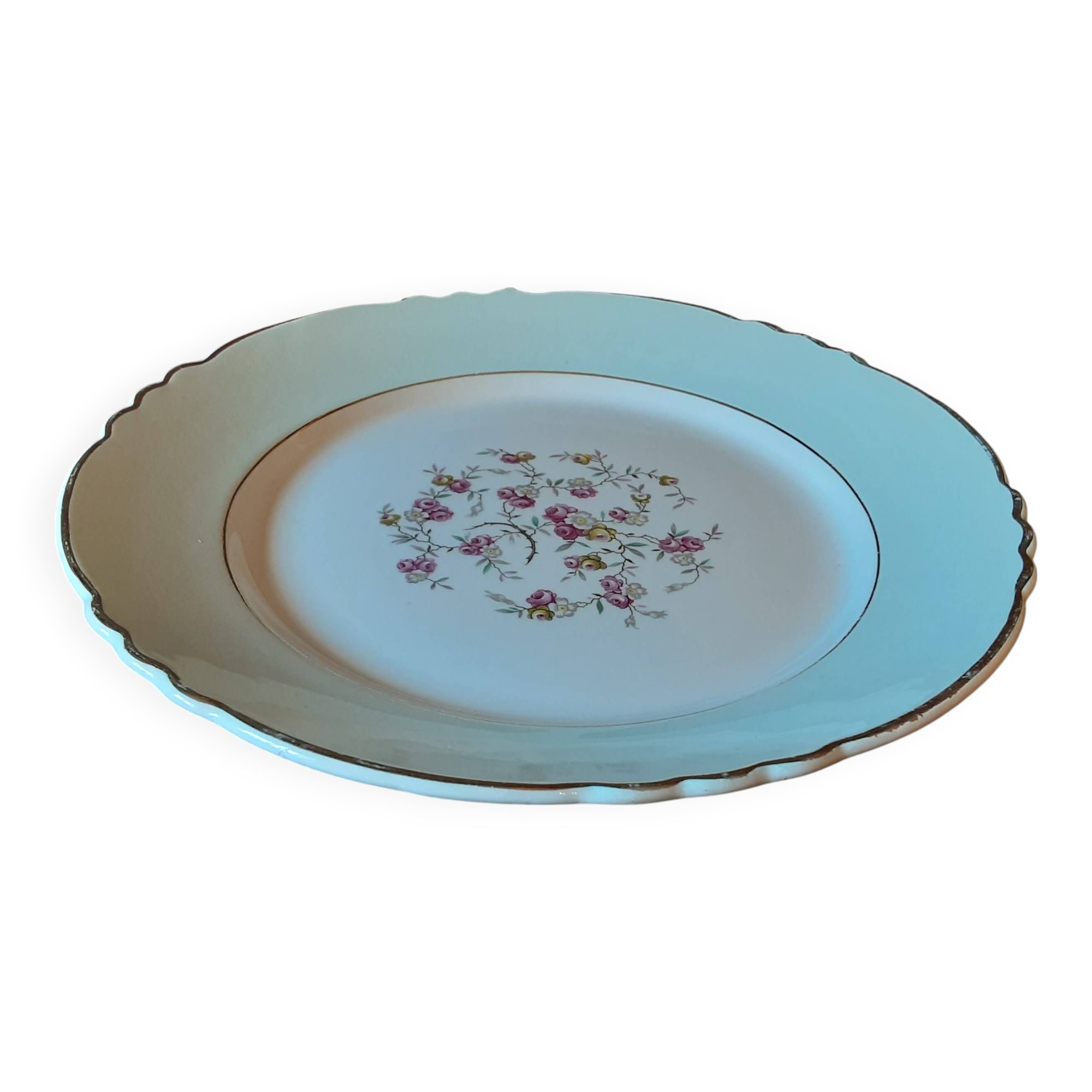 Round hollow dish Moulin des loups and Hamage