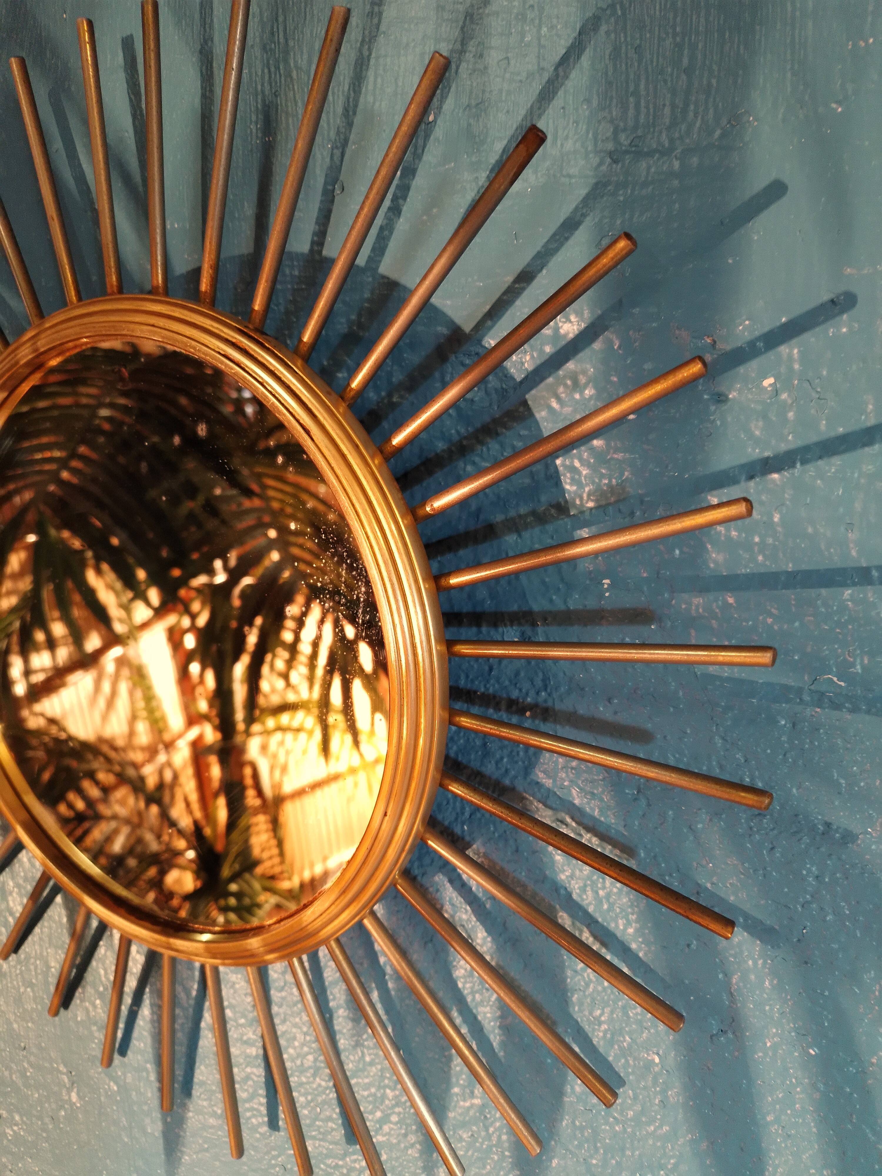 Sun wall mirror Erdecor 1950s