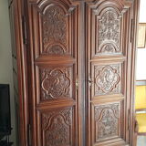 Old Breton wardrobe