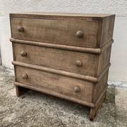 Small Bauhaus vintage chest of drawers from the 1960s.
