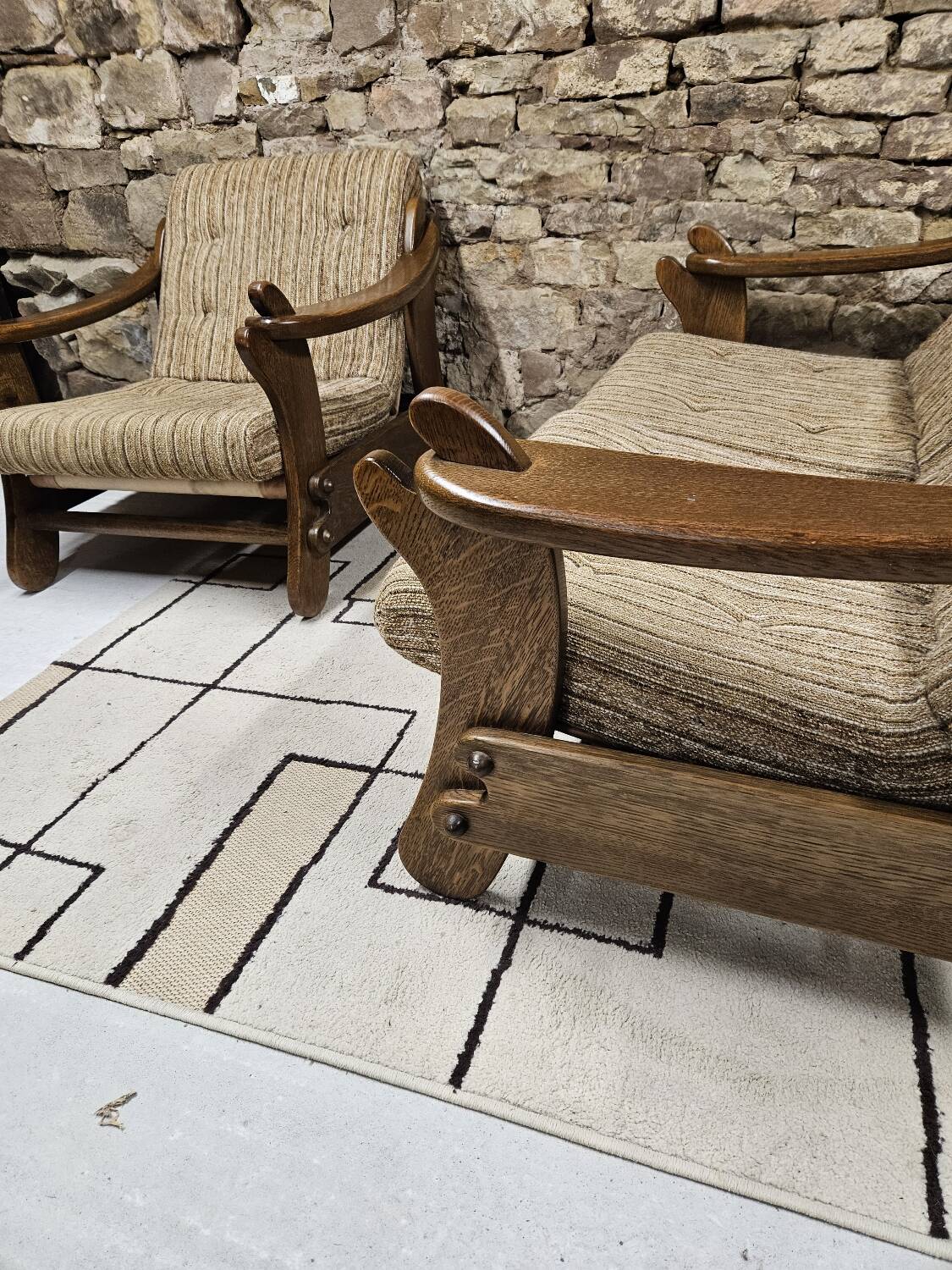 Vintage 1970s Brutalist Ensemble