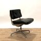 Intermediate Eames Chair from the 1970s in leather.