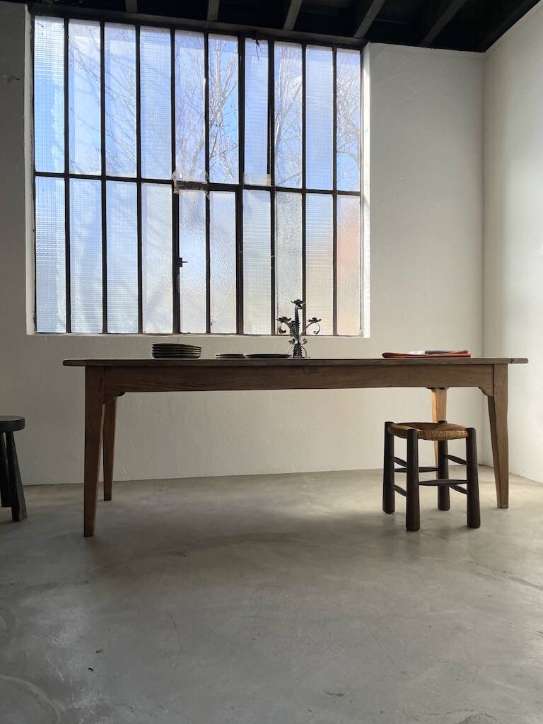 Oak farm table 220 cm