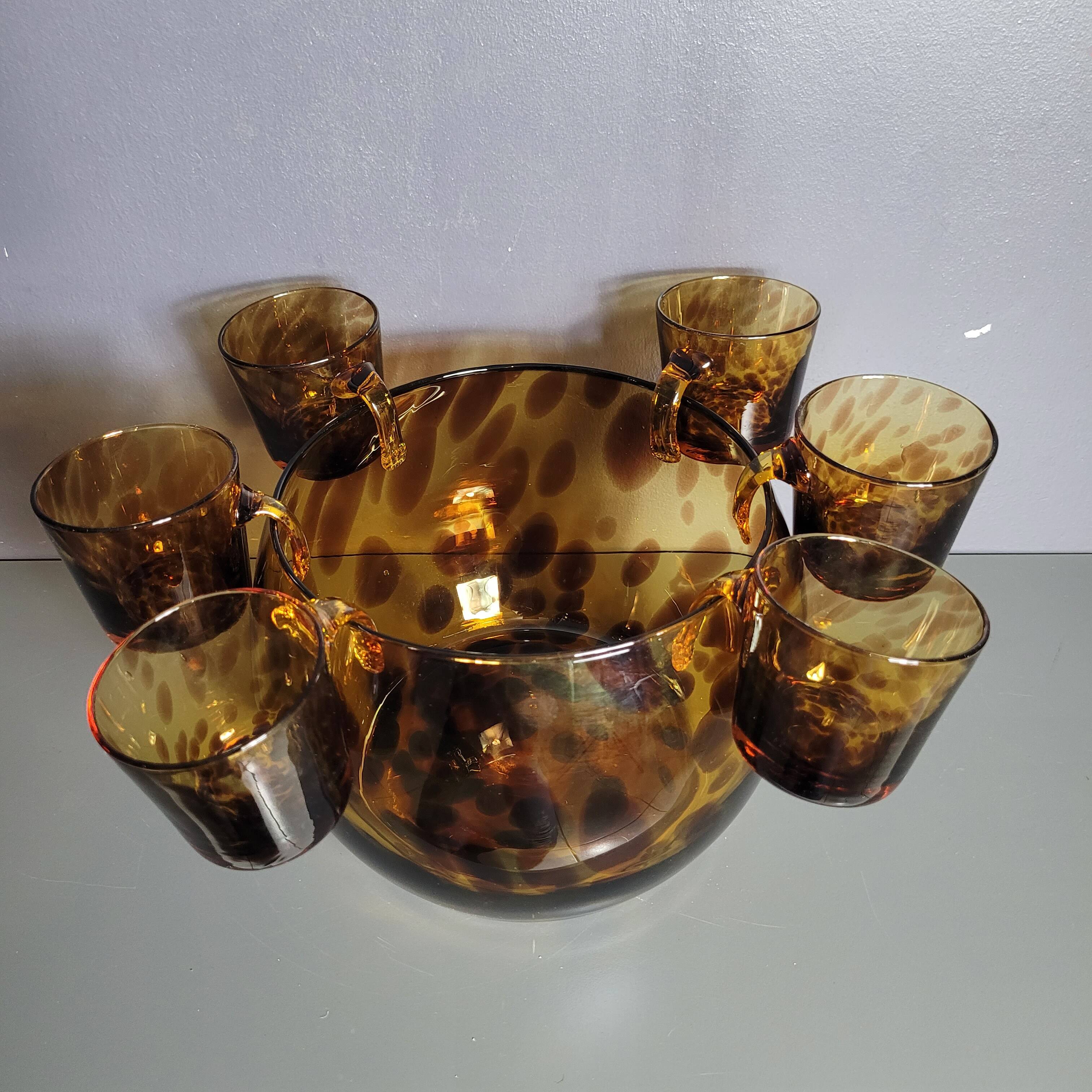 Blown glass punch service