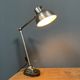 Polished Kaiser idell model 6726 workshop table lamp from the 1930s