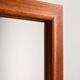 Teak framed mirror