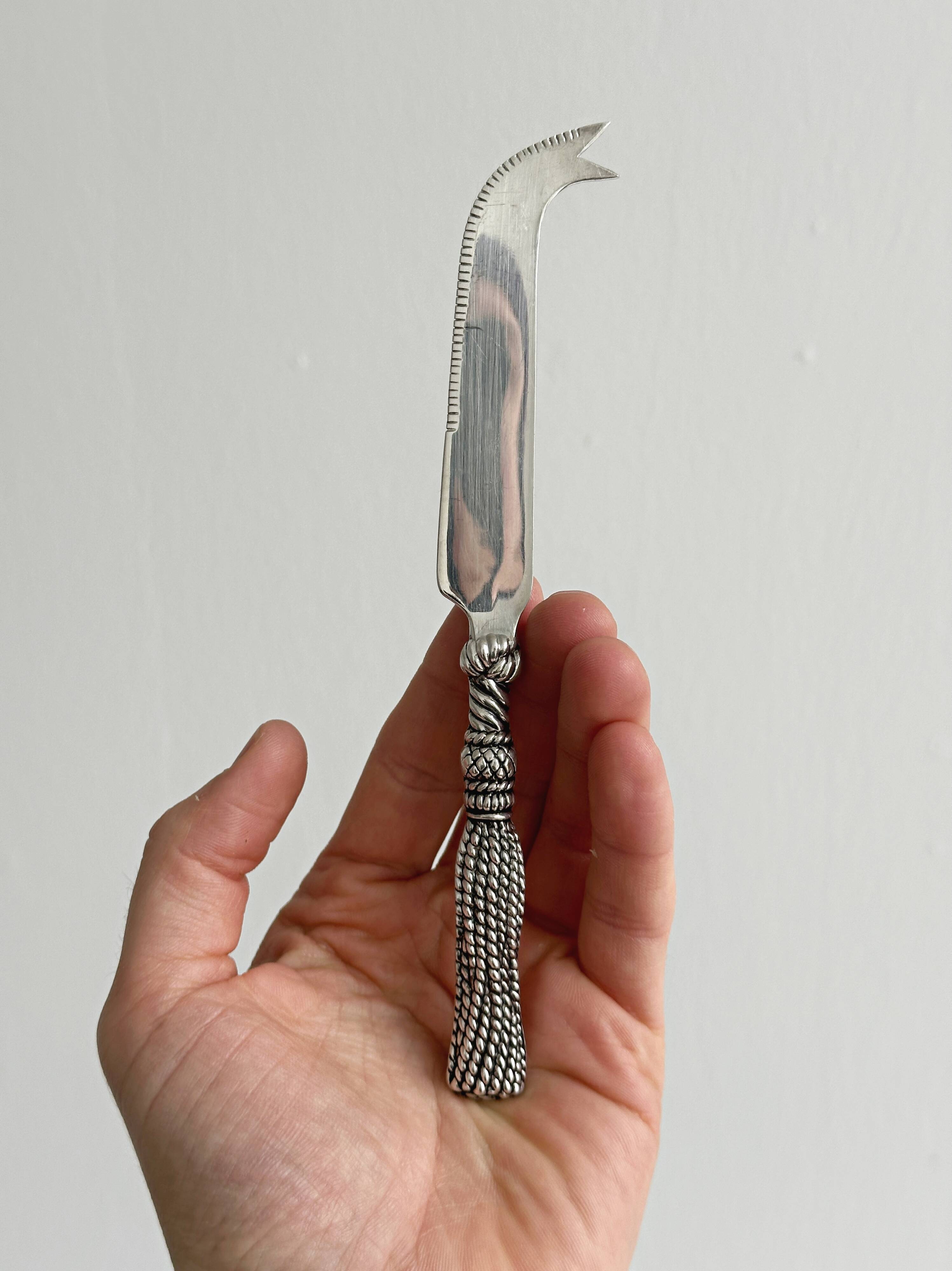 3-piece metal cheese service