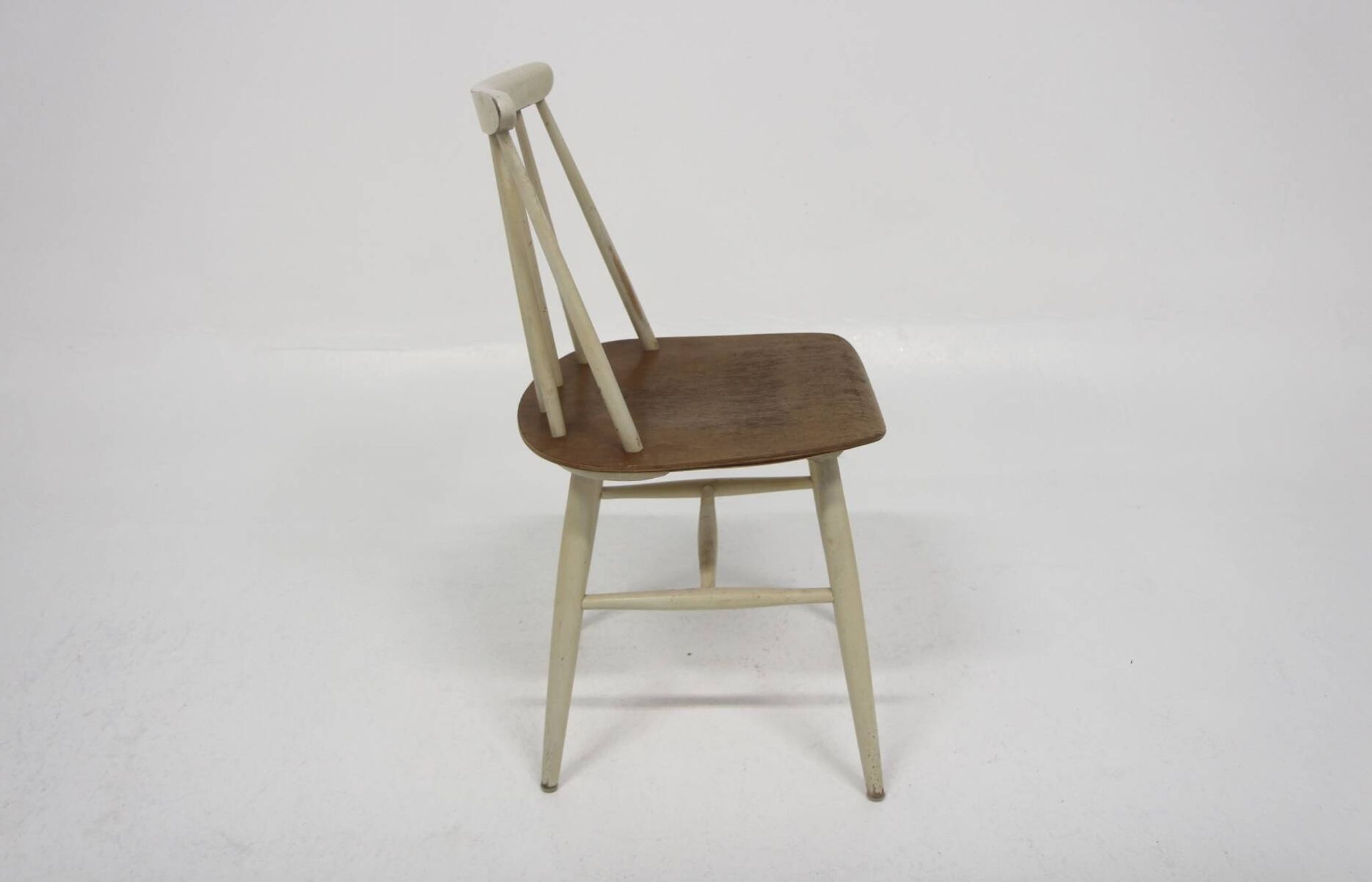 Set of 3 Scandinavian "Fanett" chairs by Ilmari Tapiovaara, Sweden, 1960