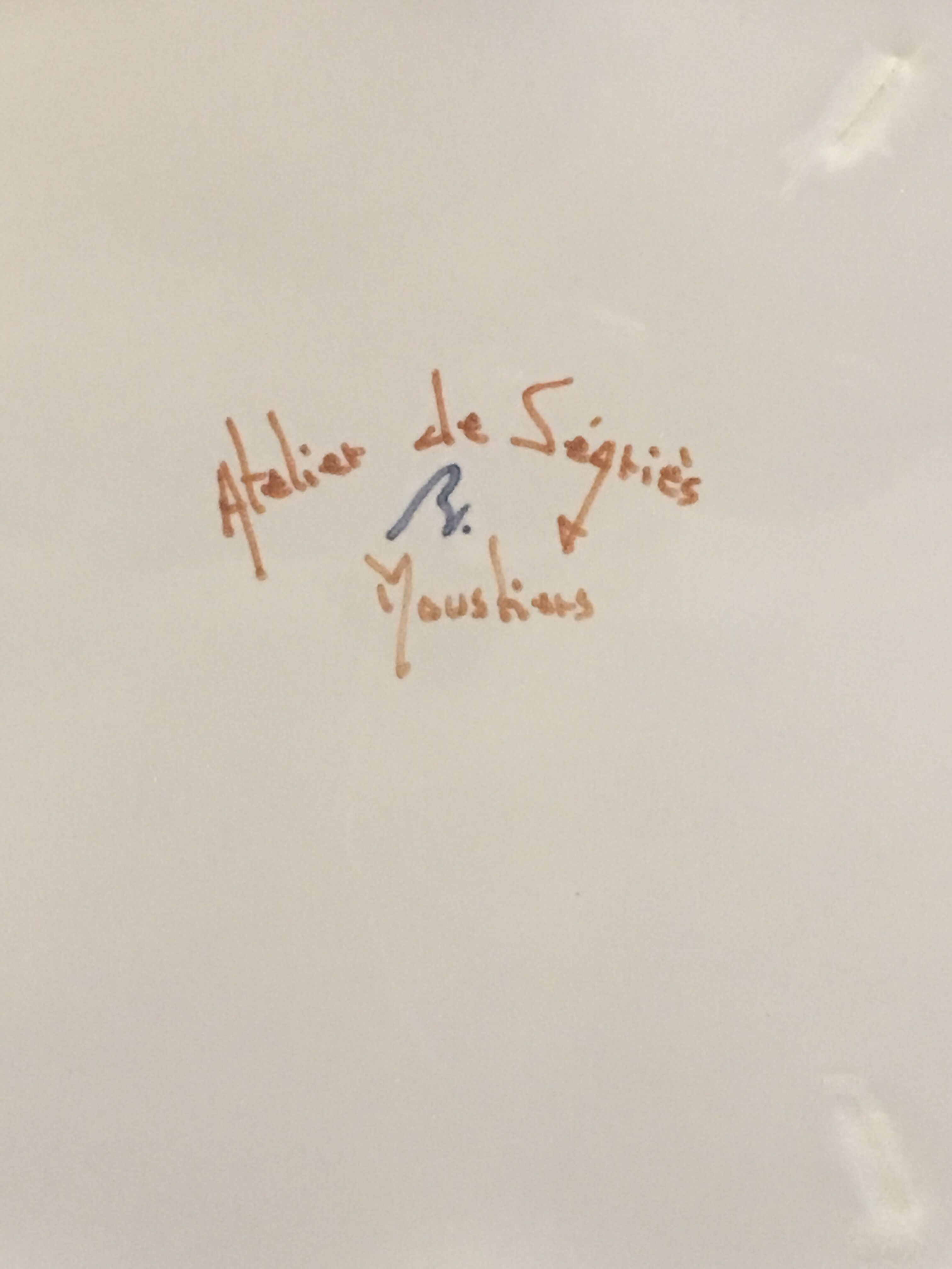 Empty pocket Moustiers Segtiers