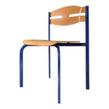 Cobalt Blue Stacking Chairs