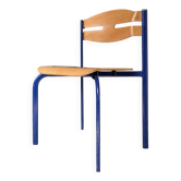 Cobalt Blue Stacking Chairs