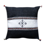 Moroccan Berber cushion Black and White