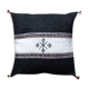 Coussin berbère marocain noir et blanc