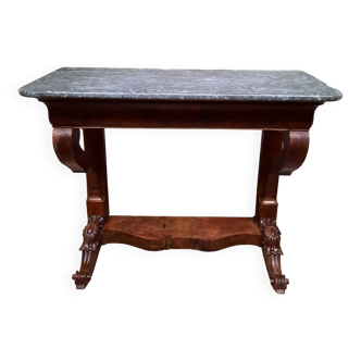 Nineteenth mahogany console