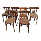 Set de 6 chaises bistrot