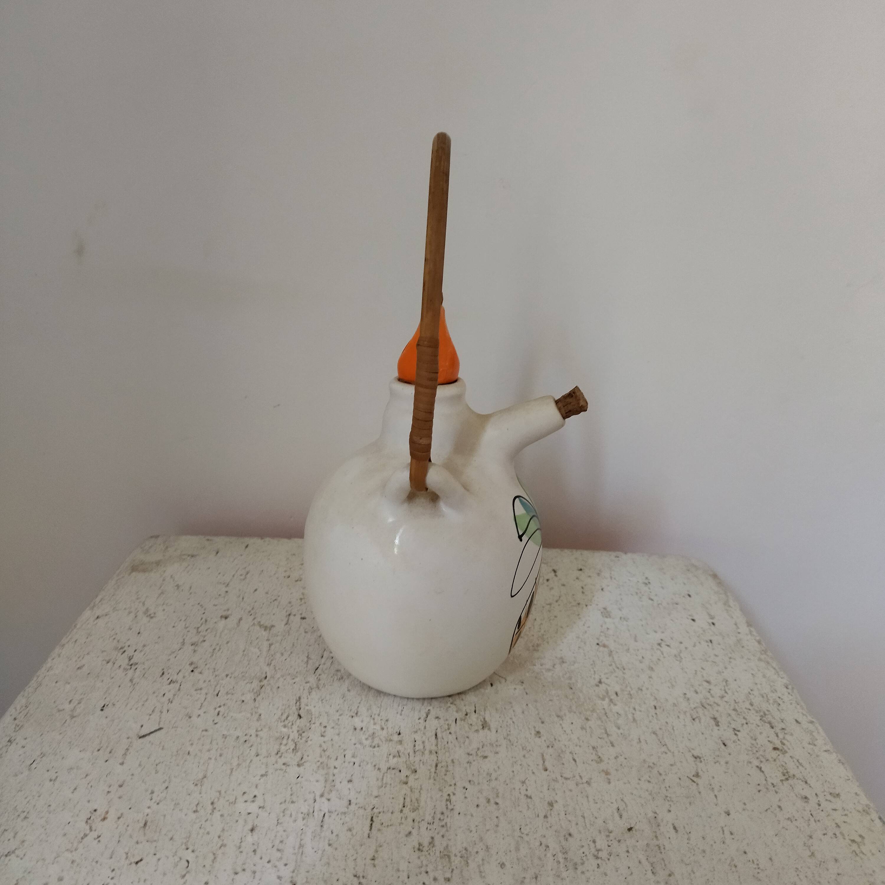 Ceramic pourer 50s signed Lili Voltz Vallauris