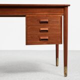 Midcentury Danish desk in teak by Børge Mogensen for Søborg Møbelfabrik 1960s