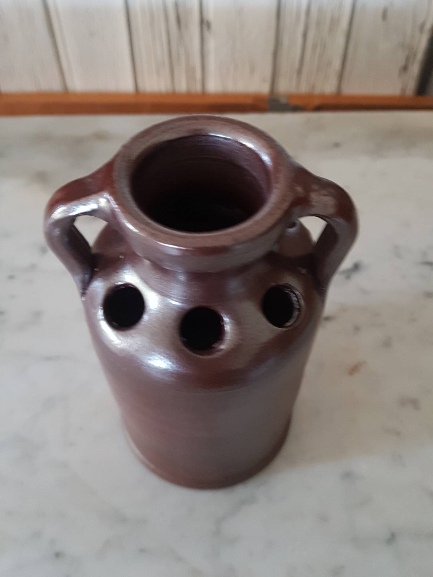 Stoneware flower vase 1970