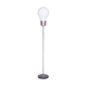 Mid-Century Modern Floor Lamp in Beech and Chrome, 1970s