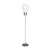 Mid-Century Modern Floor Lamp in Beech and Chrome, 1970s