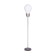 Mid-Century Modern Floor Lamp in Beech and Chrome, 1970s
