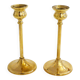 Pair of brass candlesticks