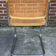 Lot de 4 chaises Cesca modèle b32 en chrome fabriqué en italie par Marcel Breuer