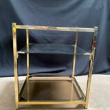 Belgo Chrome sofa end table, 1970s