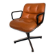 Knoll Pollock Armchair 4 Legs - Vintage Camel Leather