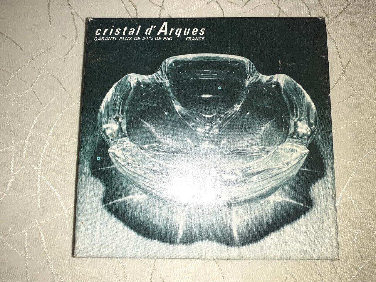 Arques crystal ashtray