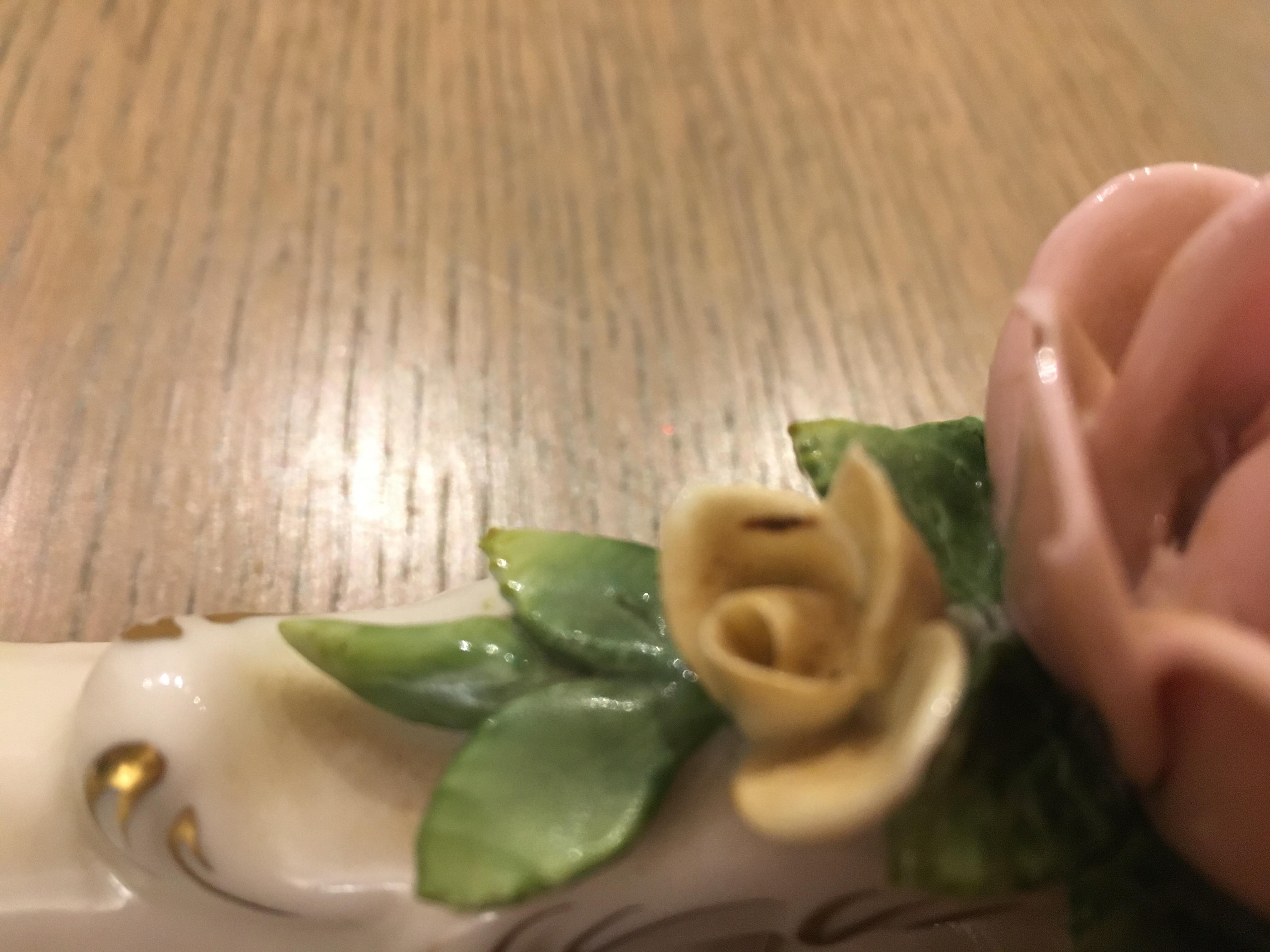 Ancient candlestick two porcelain branch