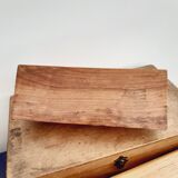 Wood and brass mail rack