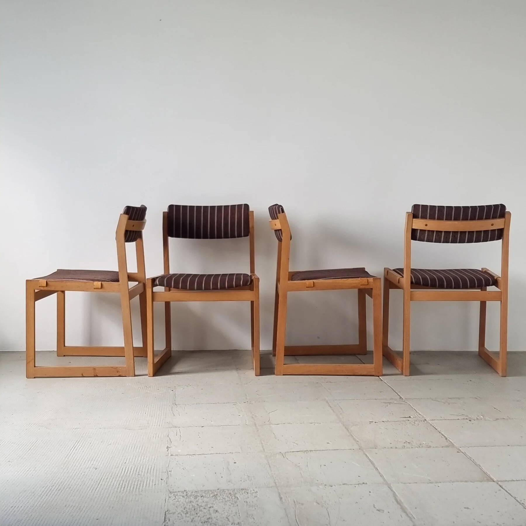 Danish dining chairs by Korup Stolefabrik - set of 4
