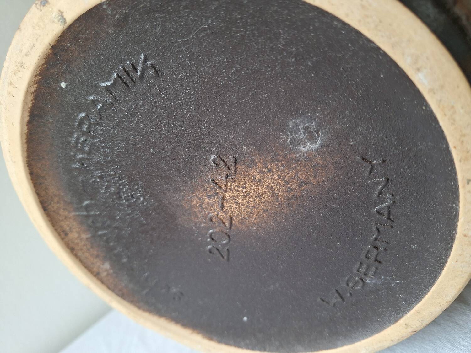 West Germany vase, carafe, vintage pitcher