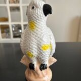 Vintage ceramic parrot