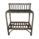 Rattan shelves